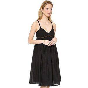 Ulla Johnson black lace inset Willow dress